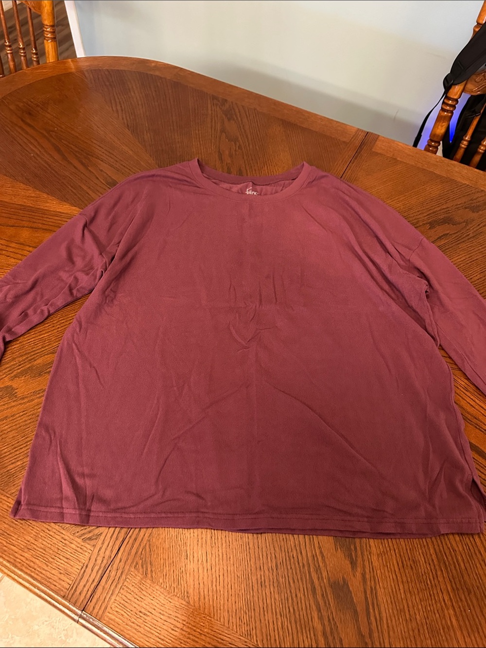 Felina Long Sleeve Crew Tee - Plum